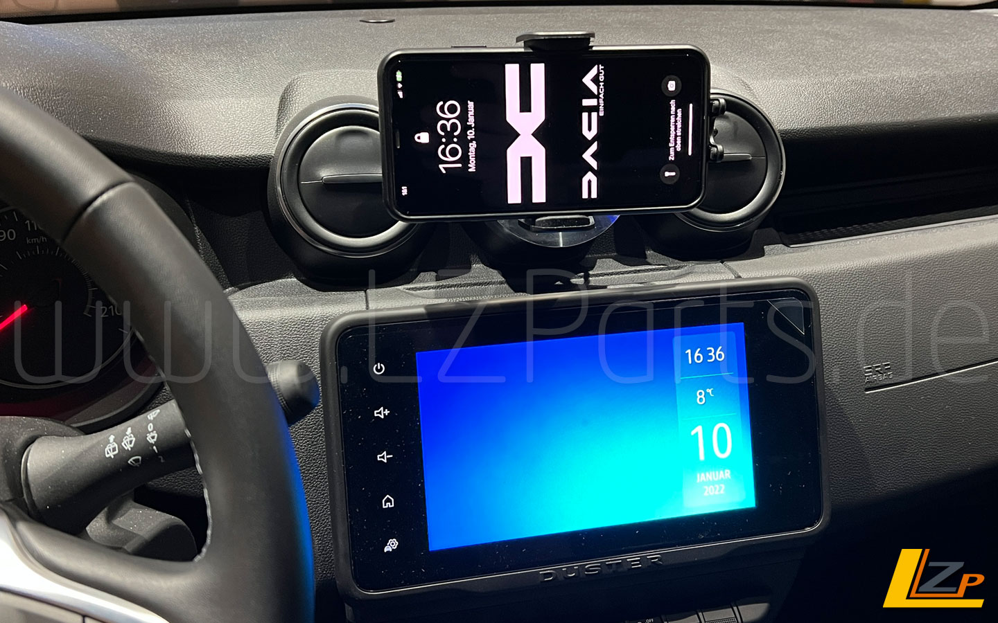 Hama Qi Auto Wireless Charger Handy Halterung Induktions Ladegerät