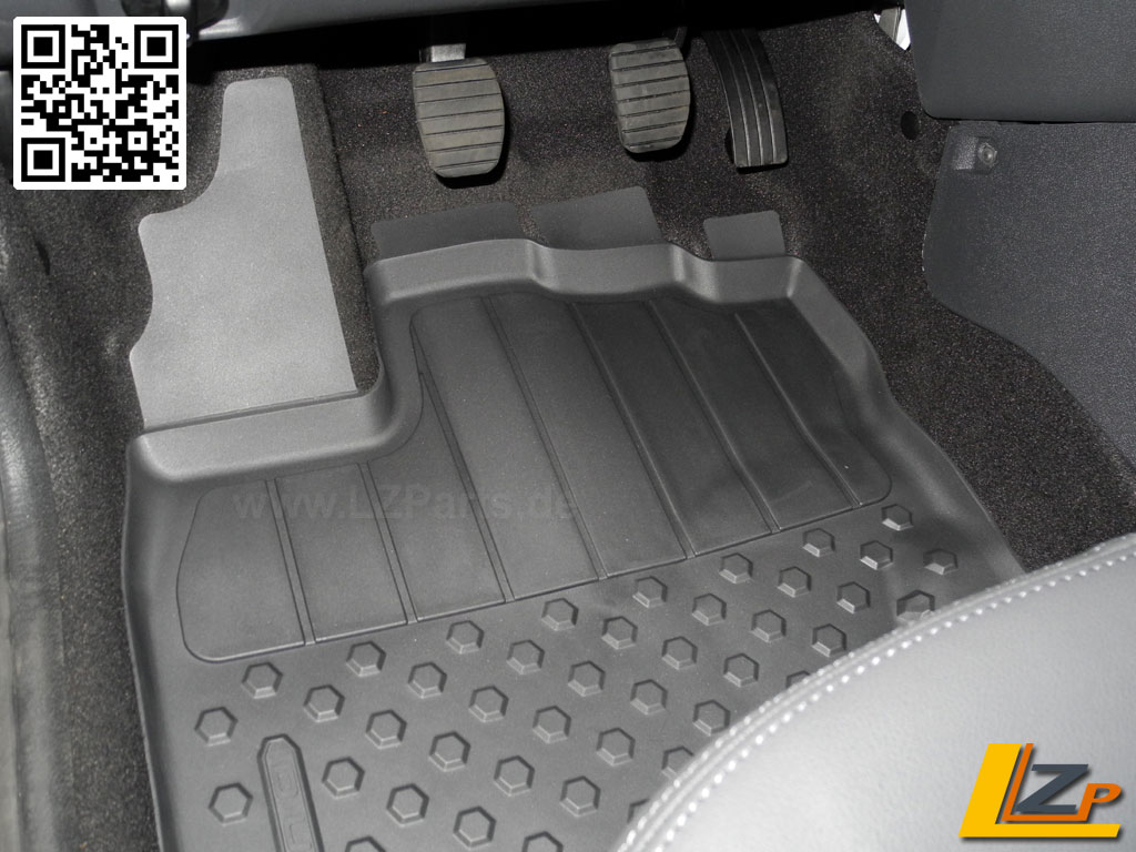 WALSER Passform-Fußmatten Standard (4 St), für Dacia Duster (HS